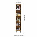 Ver imagem 7 de Cozinha Modulada em Madeira 10 Portas e 3 Gavetas com Torre Quente 2 Fornos e Paneleiro Versalles Me