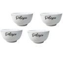 Ver imagem 1 de Jogo 4 Cumbucas Porcelana Branca 500ml - Petisco