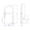 Ver imagem 2 de Misturador Monocomando Level Motion de Mesa para Cozinha Inox 2274.Inx.Pt - Deca