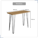 Ver imagem 3 de Mesa De Computador Escrivaninha 90cm X 40cm X 75cm Ametista - Rede Móveis
