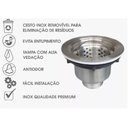 Ver imagem 4 de Válvula Premium de 4 1/2 polegadas de diâmetro com cesto removível para limpeza