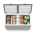 Ver imagem 5 de Freezer e Refrigerador Horizontal Da420if Metalfrio com 417 Litros e 2 Portas Bivolt