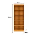 Ver imagem 4 de Guarda Roupa Modulado com 2 Portas com Prateleiras Reflecta com LED 100% MDF Cairo