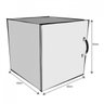 Nicho Infantil Tolix com 1 Porta KitCubos - 4