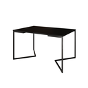 Ver imagem 1 de Mesa de Jantar Industrial Base De Ferro Preto em V Tampo 137x90 Preto