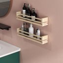 Ver imagem 4 de kit 2 Prateleiras Madeira Pinus para Decoração e organização - Selena