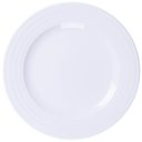 Ver imagem 1 de Prato Branco Porcelana 27cm Raso Tramontina Vibrare Aba Larga Avulso Mesa de Jantar