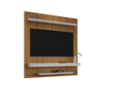 Ver imagem 4 de Painel Tv 60 Polegadas Atlas Ripado 3d de Madeira Sala de Estar 150cm Home Cinema com Prateleira