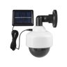 Camera Solar Dome Falsa Luminaria Sensor de Movimento Presença Controle Placa Solar Segurança Jardim - 11