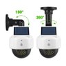 Camera Solar Dome Falsa Luminaria Sensor de Movimento Presença Controle Placa Solar Segurança Jardim - 7