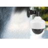 Camera Solar Dome Falsa Luminaria Sensor de Movimento Presença Controle Placa Solar Segurança Jardim - 4