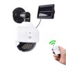 Camera Solar Dome Falsa Luminaria Sensor de Movimento Presença Controle Placa Solar Segurança Jardim - 9
