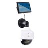 Camera Solar Dome Falsa Luminaria Sensor de Movimento Presença Controle Placa Solar Segurança Jardim - 10