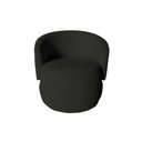 Ver imagem 6 de Kit Namoradeira + 2 Poltronas Decorativa Beatriz Orgânica Veludo Preto