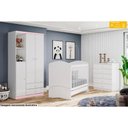 Ver imagem 2 de Cômoda de Quarto Bala Menta C- 5 Gavetas Branco - Henn