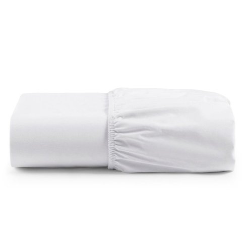 Lençol Unique Avulso de Baixo Queen com Elástico Micro Percal 400 Fios - Branco