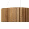 Luminária Decorativa Madeira Pendente Redondo Dunas 60cm - 4