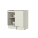 Ver imagem 5 de Balcão Canto Reto com 1 Porta MDF Fineze Bege/Areia