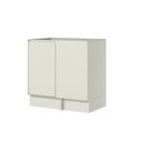 Ver imagem 3 de Balcão Canto Reto com 1 Porta MDF Fineze Bege/Areia