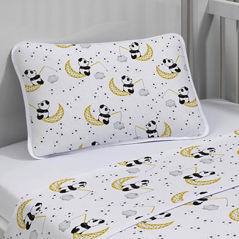 Jogo de Cama Malha Tecebem Baby Iris 3 Pçs Branco - 2