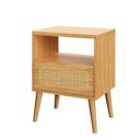 Ver imagem 4 de Mesa de Cabeceira com 1 Gaveta Tela Natural 100% MDF Carvalho Rose