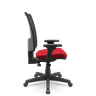 Cadeira Flash Presidente Poliéster Tela Mesh Giratória - Braços Reguláveis e Sistema Backplax - 2