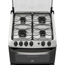 Ver imagem 3 de Fogão de Piso Electrolux 4 Bocas Duplo Forno Full Glass Branco 56dba – Bivolt