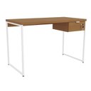 Ver imagem 1 de Mesa Escrivaninha 118cm com 1 Gaveta em Estilo Industrial Cmc622 Kappesberg Industrial