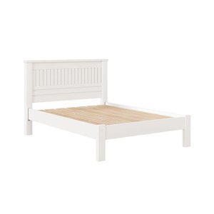 Cama de Casal 100%mdf Monaco Cor Branco - Fenix