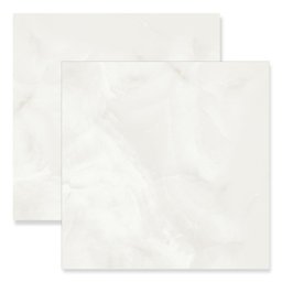 Porcelanato Polido Com Borda Reta Artemis 90x90cm Branco - 4