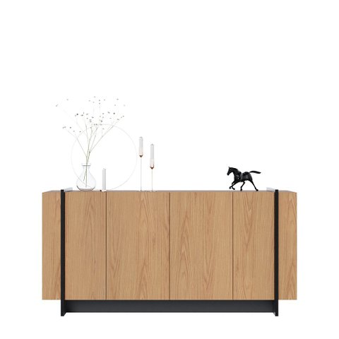 Buffet Michel Freijó/ Preto Fosco 160 cm