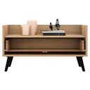 Ver imagem 5 de Gabinete Armário Banheiro 80cm com Pés Retrô Multimóveis Rustic/Branco/Preto