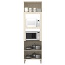 Ver imagem 3 de Torre Quente Linea 70cm com 2 Nichos 4 Portas Mdp Luciane