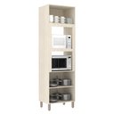 Ver imagem 4 de Torre Quente Linea 70cm com 2 Nichos 4 Portas Mdp Luciane