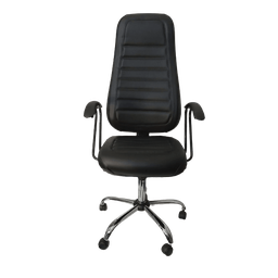 Cadeira Escritório Presidente Comfort Plus - Base Cromada - 2