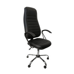 Cadeira Escritório Presidente Comfort Plus - Base Cromada - 3