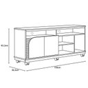 Ver imagem 4 de Rack Bancada Jurere 1500 Freijo/off White Matte - Colibri