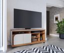 Ver imagem 3 de Rack Bancada Jurere 1500 Freijo/off White Matte - Colibri