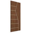 Ver imagem 1 de Folha de Porta Frisada R10S com 3 Dobradiças 3 1/2 Parafusos:Imbuia/80 cm