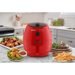 Airfryer Fritadeira Easy Fry Red Arno 3,2L Vermelho - 4
