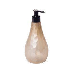 Porta Sabonete Líquido Prime Plástico Âmbar Martelado 280ml - Plasútil - 1