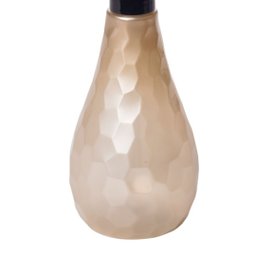Porta Sabonete Líquido Prime Plástico Âmbar Martelado 280ml - Plasútil - 3