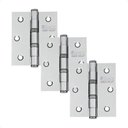 Ver imagem 3 de Dobradiça para Porta Silvana 4 com Rolamento Inox Cromada 3 Peças
