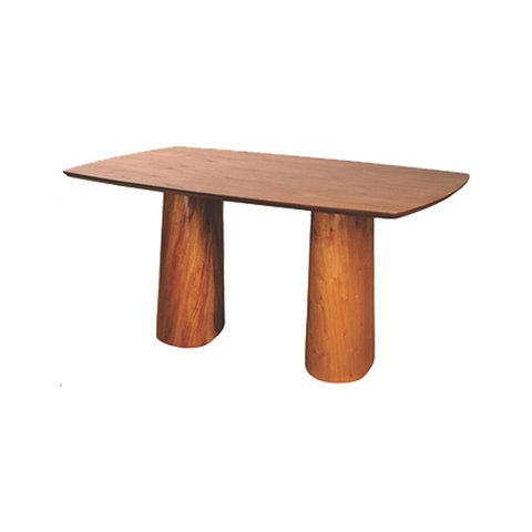 Mesa de Jantar Tampo Barril Laminado Madeira 160cm