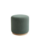 Ver imagem 2 de Puff Redondo Decorativo Premium Madeira Maciça Resistente Sala Luxo Talento Móveis