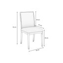 Ver imagem 4 de Conjunto Mesa Duna Premium Madeira Maciça c/ Tampo Madeirado c/ Vidro 120x120cm e 4 Cadeiras Lara