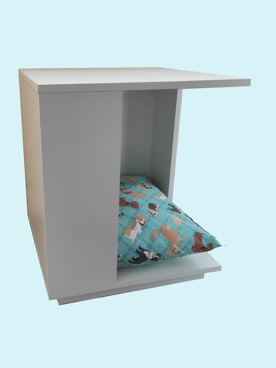 Mesa De Cabeceira Casinha Pet Branco UAI SHOPP - 3