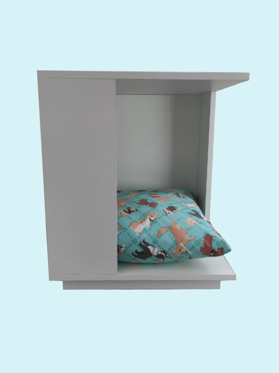 Mesa De Cabeceira Casinha Pet Branco UAI SHOPP - 4