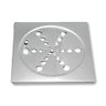 Grelha Ralo 10x10 Aço Inox Quadrado S/caixilho Abre e Fecha Fácil Del Metais - 5