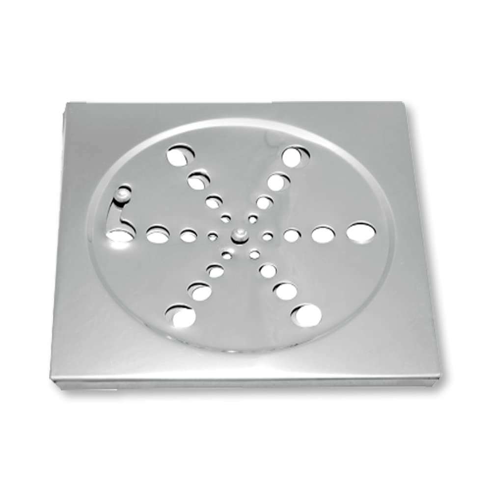 Grelha Ralo 10x10 Aço Inox Quadrado S/caixilho Abre e Fecha Fácil Del Metais - 4